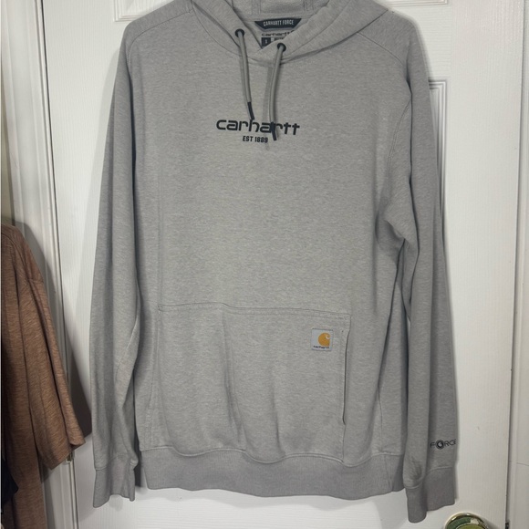 Carhartt Other - Carhartt Gray Men's Force Hoodie in Gray